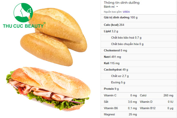 suc khoe an banh mi